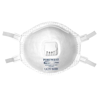 FFP3 szelepes Dolomit légzésvédő maszk, 10 db-os