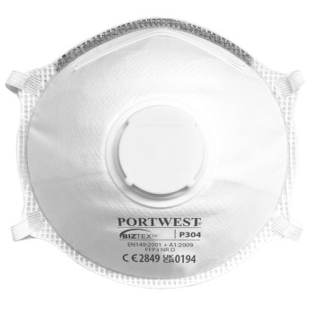 FFP3 szelepes dolomit Light Cup légzésvédő maszk, 10 db-os