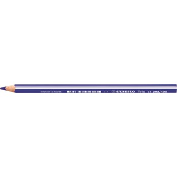Színes ceruza, háromszögletű, vastag, STABILO "Trio thick", kék