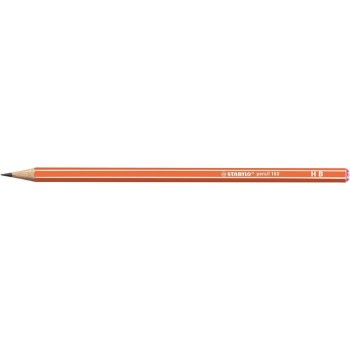 Grafitceruza, HB, hatszögletű, STABILO "Pencil 160", narancs