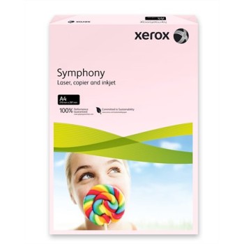 Másolópapír, színes, A4, 80 g, XEROX "Symphony", rózsaszín (pasztell)