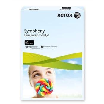 Másolópapír, színes, A4, 80 g, XEROX "Symphony", világoskék (pasztell)