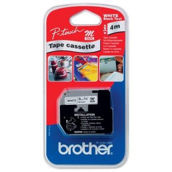 páska BROTHER MK221BZ čierne písmo, biela páska Tape (9mm)