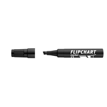 Flipchart marker, 1-4 mm, vágott, ICO "Artip 12", fekete