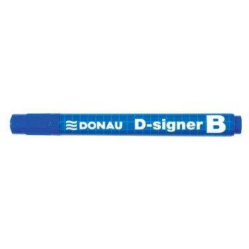 Táblamarker, 2-4 mm, kúpos, DONAU "D-signer B", kék