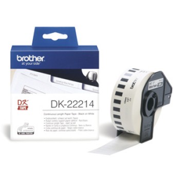 BROTHER DK22214 Folyamatos papírszalag (Biela 12mm)