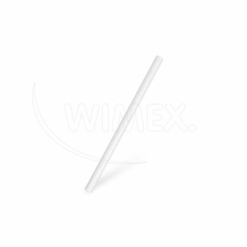 Fehér szívószál `JUMBO` O8mm x 15cm [100 db]