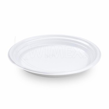 Tányér (PP) Reware Dinner ECONOMY fordítható fehér O22cm [100 db]
