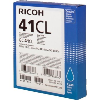 Toner RICOH GC 41 LC (405766) Aficio SG 2100/SG 3110 ciánkék - eredeti (600 db)